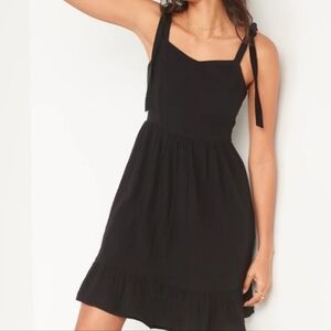 Old Navy Tiered Tie Shoulder Swing Mini Cami  Dress Size M .